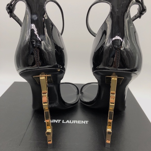 Saint Laurent Opyum Patent Leather Sandals - Picture 5 of 11